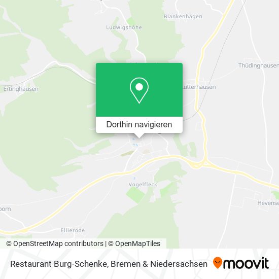Restaurant Burg-Schenke Karte