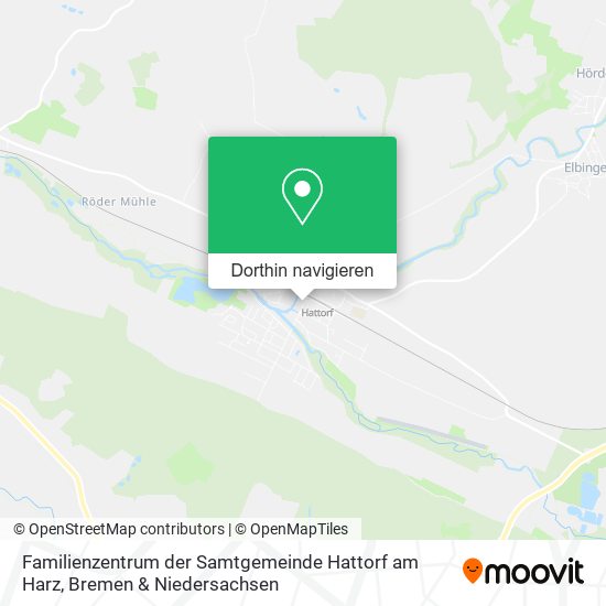 Familienzentrum der Samtgemeinde Hattorf am Harz Karte