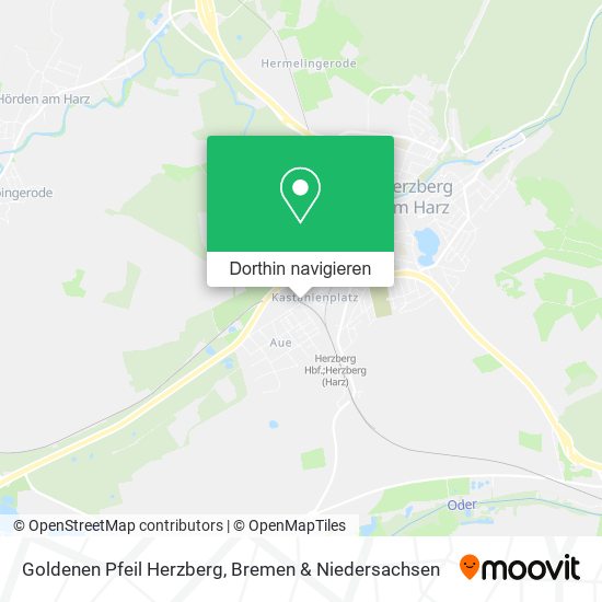 Goldenen Pfeil Herzberg Karte