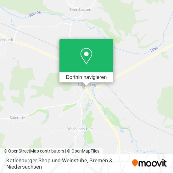 Katlenburger Shop und Weinstube Karte