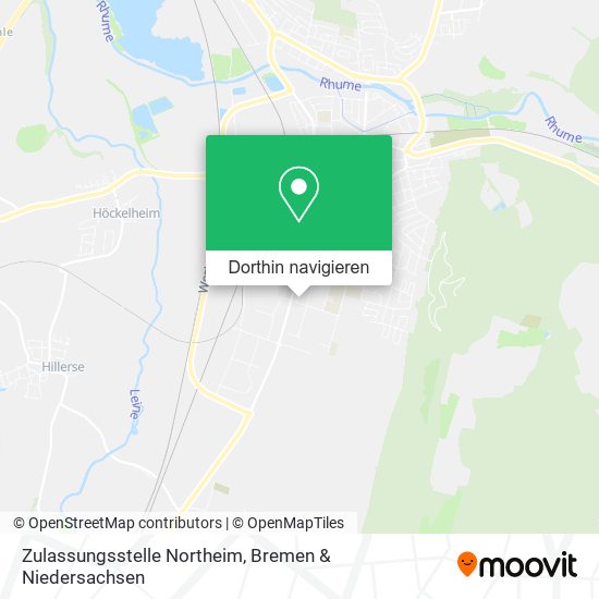 Zulassungsstelle Northeim Karte