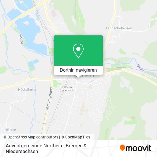 Adventgemeinde Northeim Karte