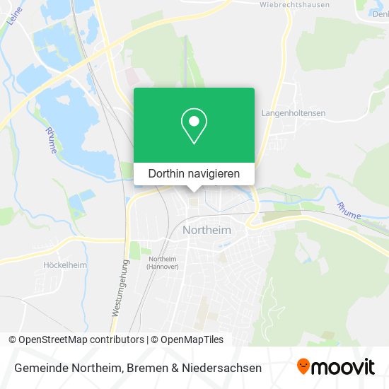 Gemeinde Northeim Karte