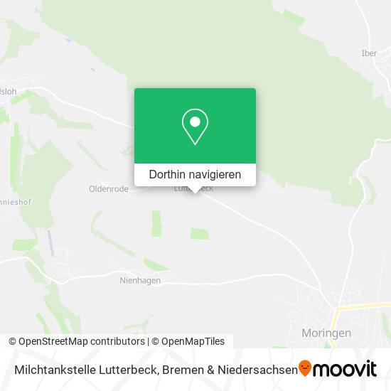 Milchtankstelle Lutterbeck Karte