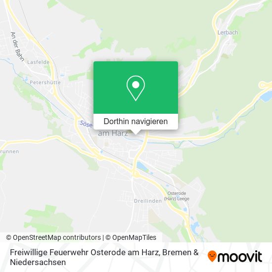 Freiwillige Feuerwehr Osterode am Harz Karte