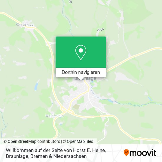 Willkommen auf der Seite von Horst E. Heine, Braunlage Karte