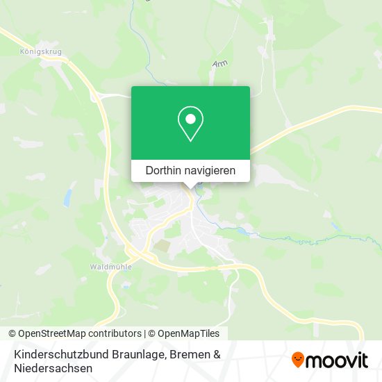 Kinderschutzbund Braunlage Karte