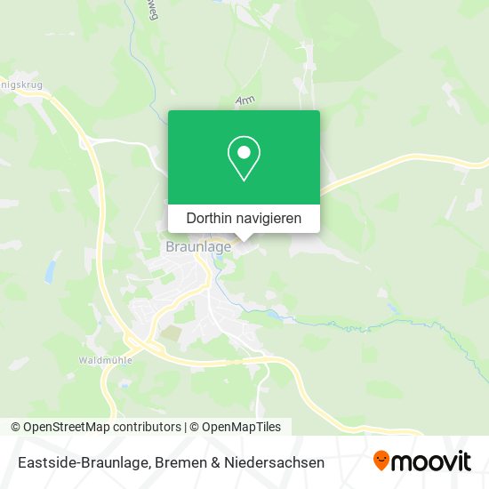 Eastside-Braunlage Karte