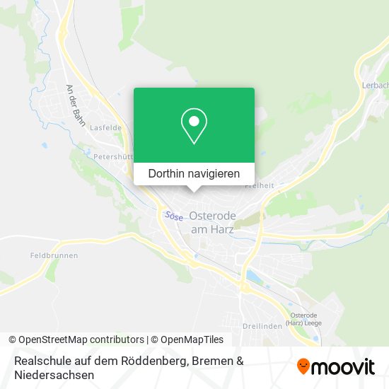 Realschule auf dem Röddenberg Karte