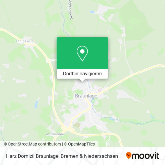 Harz Domizil Braunlage Karte