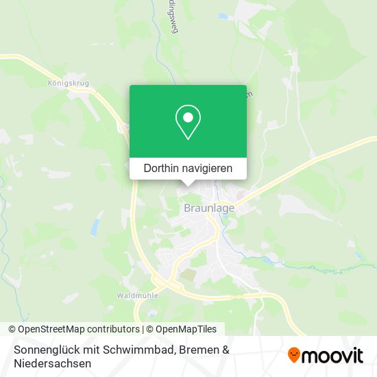 Sonnenglück mit Schwimmbad Karte