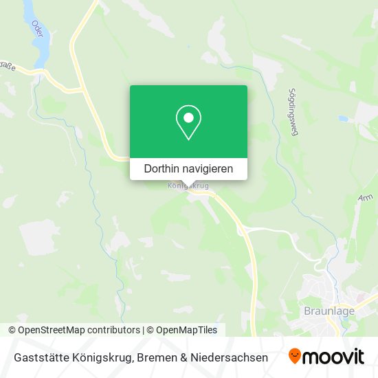 Gaststätte Königskrug Karte