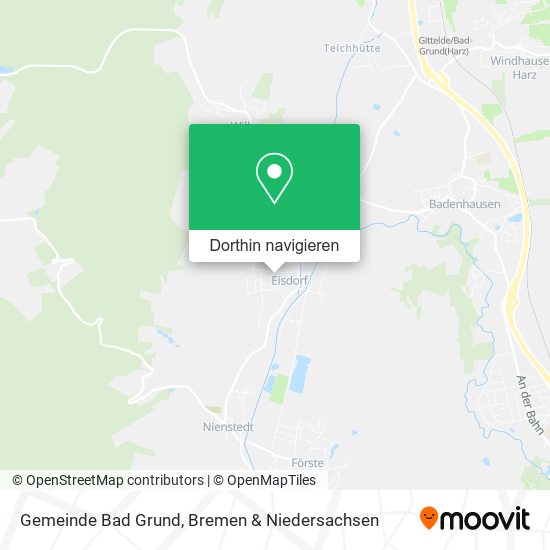 Gemeinde Bad Grund Karte