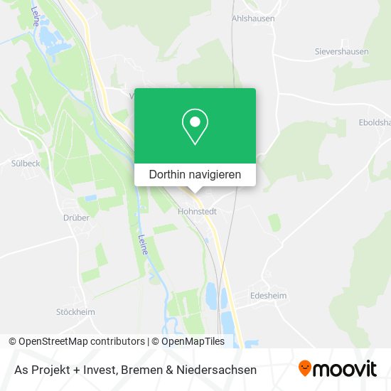 As Projekt + Invest Karte