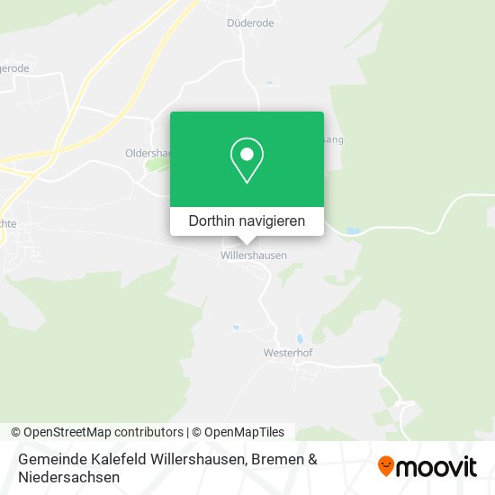 Gemeinde Kalefeld Willershausen Karte