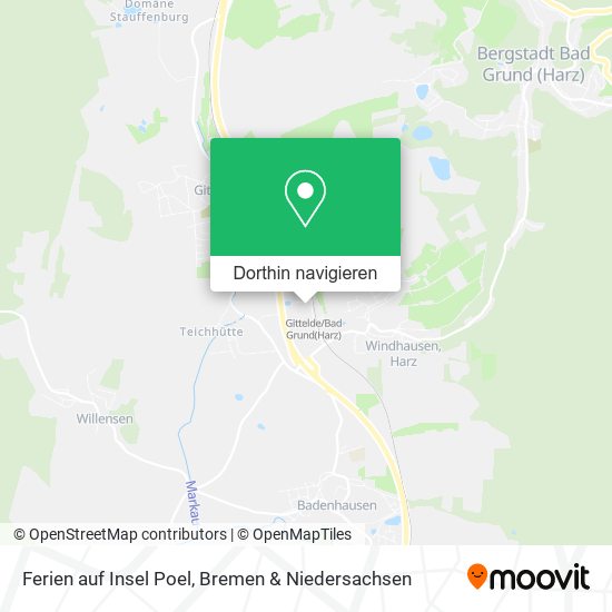 Ferien auf Insel Poel Karte