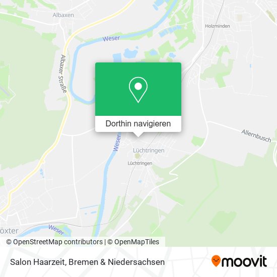 Salon Haarzeit Karte