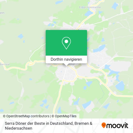 Serra Döner der Beste in Deutschland Karte