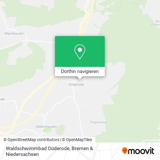 Waldschwimmbad Düderode Karte