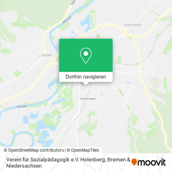 Verein für Sozialpädagogik e.V. Holenberg Karte