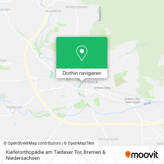 Kieferorthopädie am Tiedexer Tor Karte
