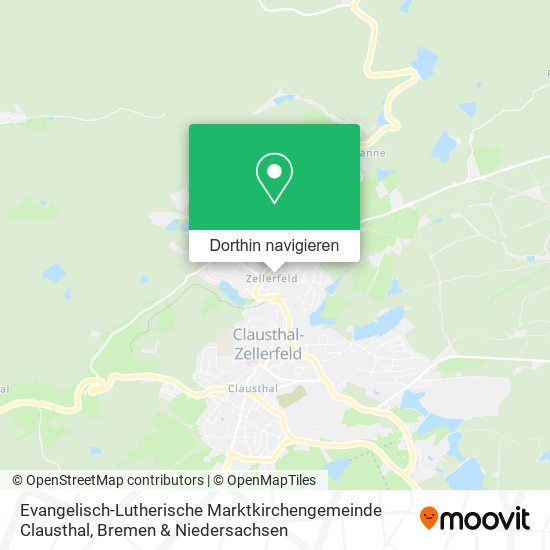 Evangelisch-Lutherische Marktkirchengemeinde Clausthal Karte