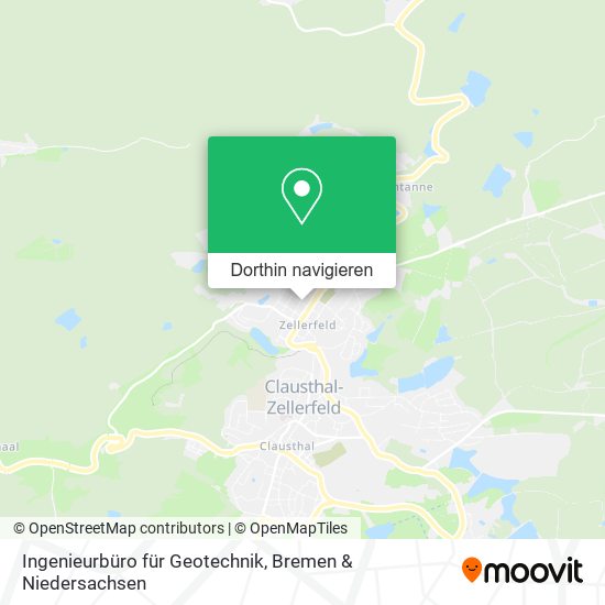 Ingenieurbüro für Geotechnik Karte
