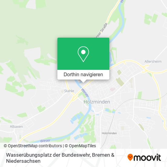 Wasserübungsplatz der Bundeswehr Karte