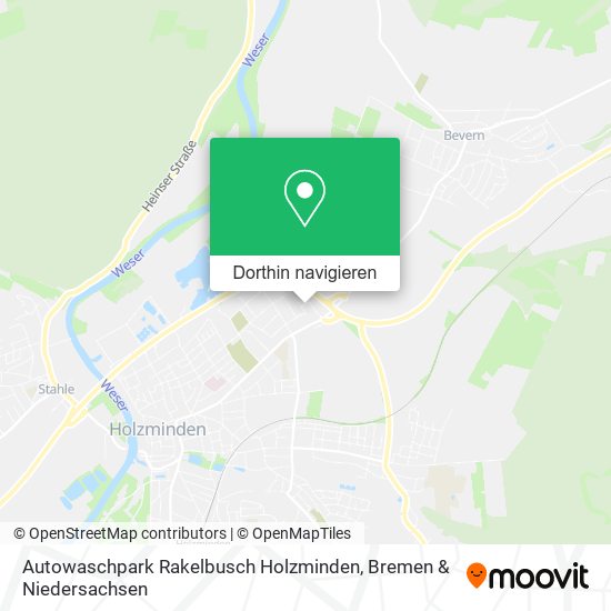 Autowaschpark Rakelbusch Holzminden Karte