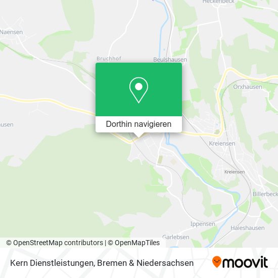 Kern Dienstleistungen Karte