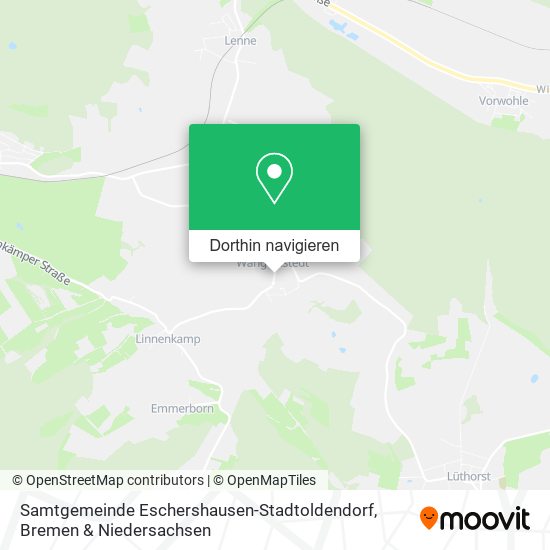 Samtgemeinde Eschershausen-Stadtoldendorf Karte