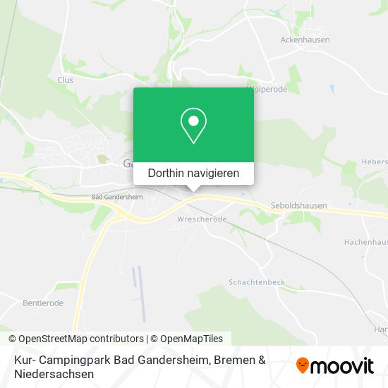 Kur- Campingpark Bad Gandersheim Karte
