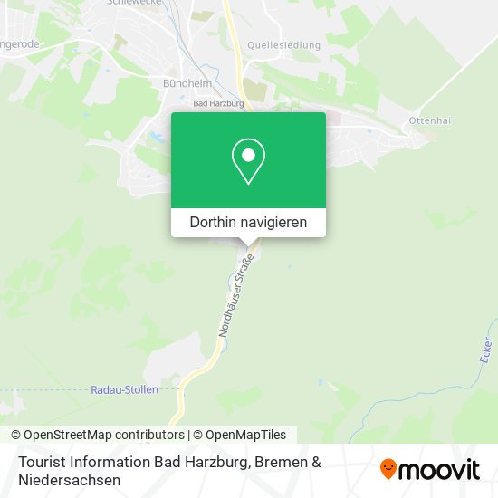 Tourist Information Bad Harzburg Karte