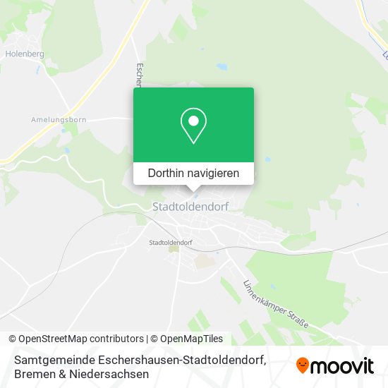 Samtgemeinde Eschershausen-Stadtoldendorf Karte