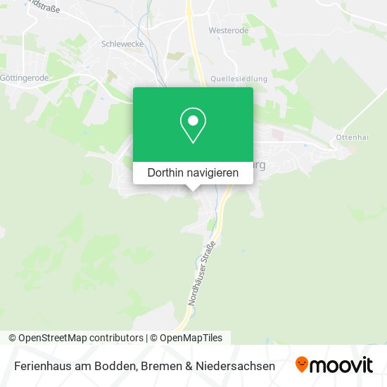 Ferienhaus am Bodden Karte