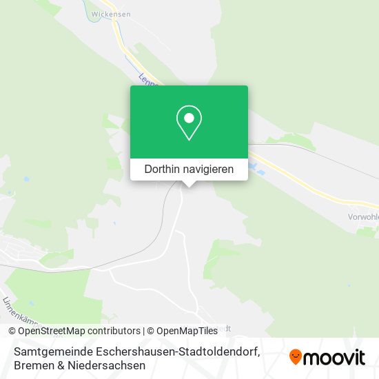 Samtgemeinde Eschershausen-Stadtoldendorf Karte