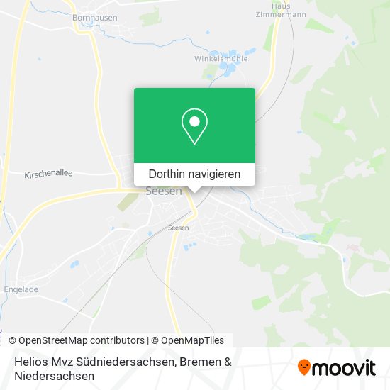 Helios Mvz Südniedersachsen Karte