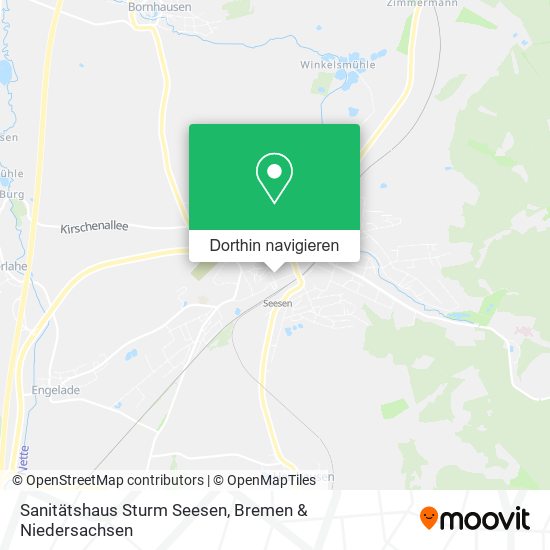 Sanitätshaus Sturm Seesen Karte