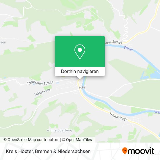 Kreis Höxter Karte