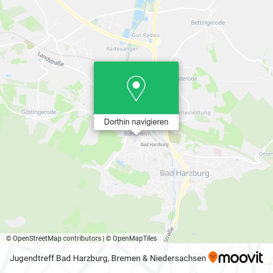 Jugendtreff Bad Harzburg Karte