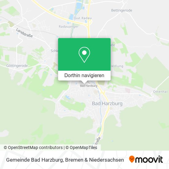 Gemeinde Bad Harzburg Karte
