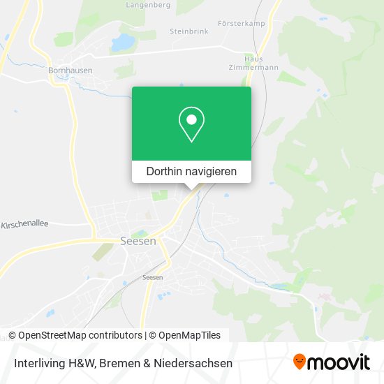 Interliving H&W Karte