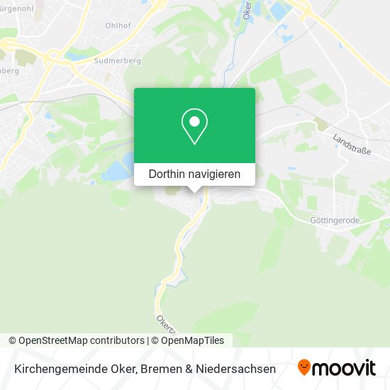 Kirchengemeinde Oker Karte