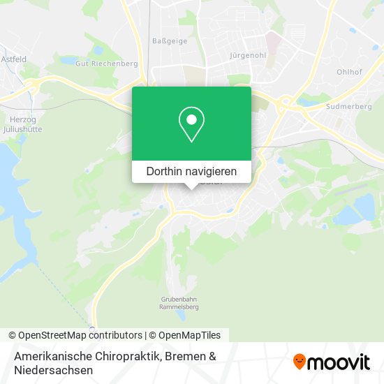 Amerikanische Chiropraktik Karte