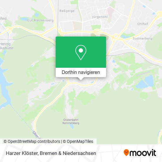 Harzer Klöster Karte