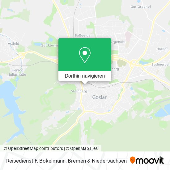 Reisedienst F. Bokelmann Karte