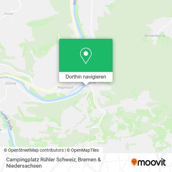 Campingplatz Rühler Schweiz Karte