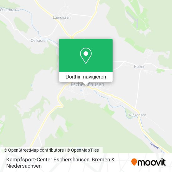 Kampfsport-Center Eschershausen Karte