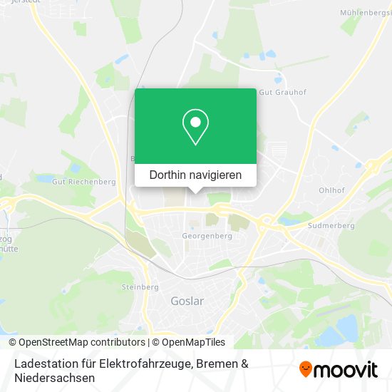 Ladestation für Elektrofahrzeuge Karte