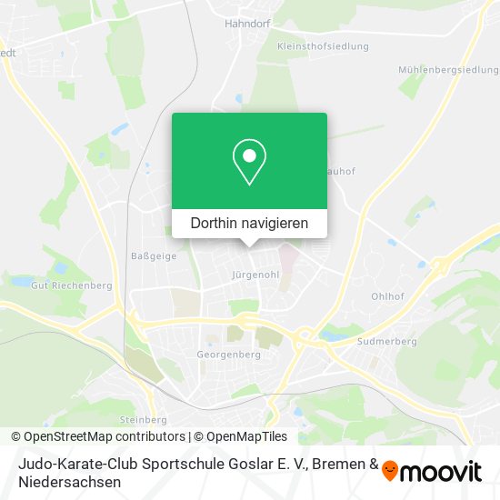Judo-Karate-Club Sportschule Goslar E. V. Karte